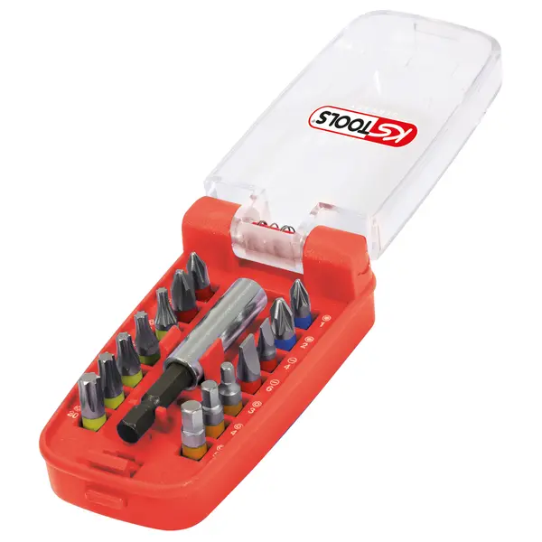 Jeu d'embouts de vissage à couleur TORSIONpower® 1/4'', 15 pcs