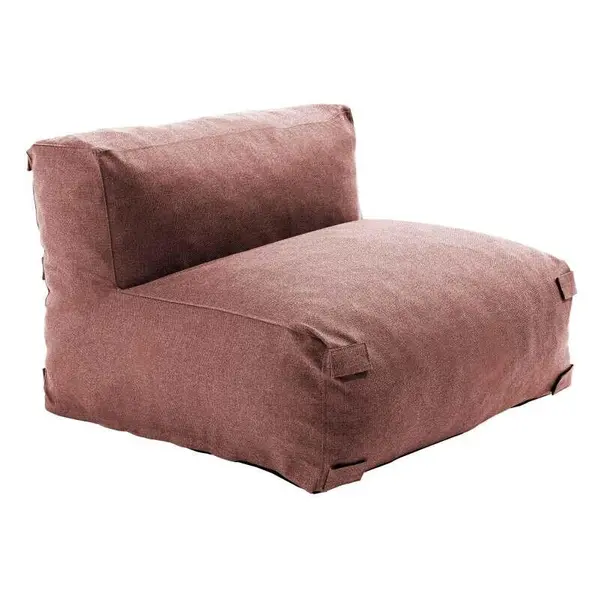 Pouf fauteuil MIXI terracotta - OVIALA