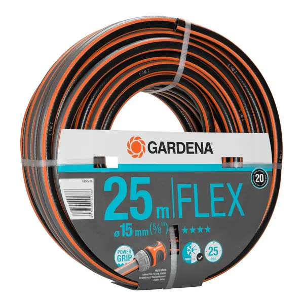 Tuyau d'arrosage Flex Ø 15 mm - 25 m - GARDENA