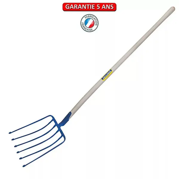 Fourche a douille a betteraves emmanché cintre 135 - 9 dents - PERRIN