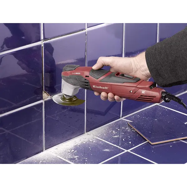 Set de 4 outils multifonctions pour le carrelage (1 râpe, 2 lames de scie, 1 grattoir) - KWB by Einhell