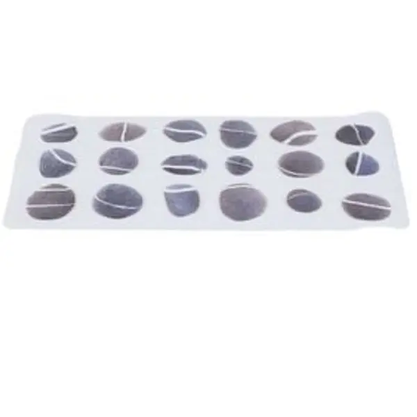 Fond de douche galet gris PVC