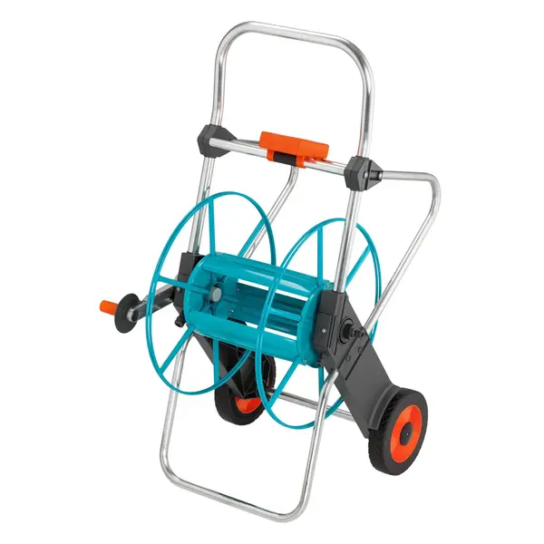 Dévidoir d'arrosage métal sur roues 100 - GARDENA