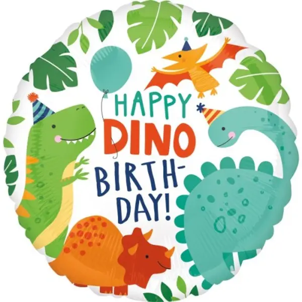 Ballon Foil Standard Rond Dino-Mite 4066701