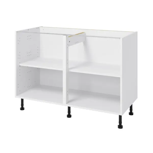 Caisson bas blanc - L. 120 x H. 87 x P. 57cm