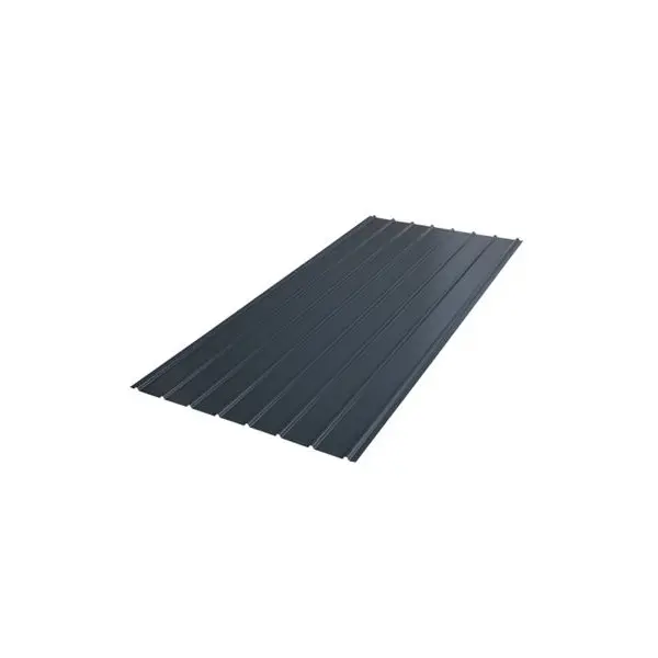Plaque acier nervurée galvanisée gris anthracite 2X0.90M