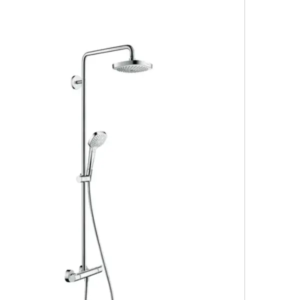 Colonne de douche thermostatique Showerpipe Croma Select E 180 - chrome - 2 jets