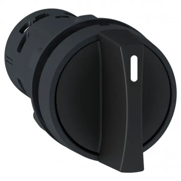 XB7ND25 Schneider bouton tournant - Ø22 - noir - à manette - 2 positions - 1NO+1NF - Harmony XB7