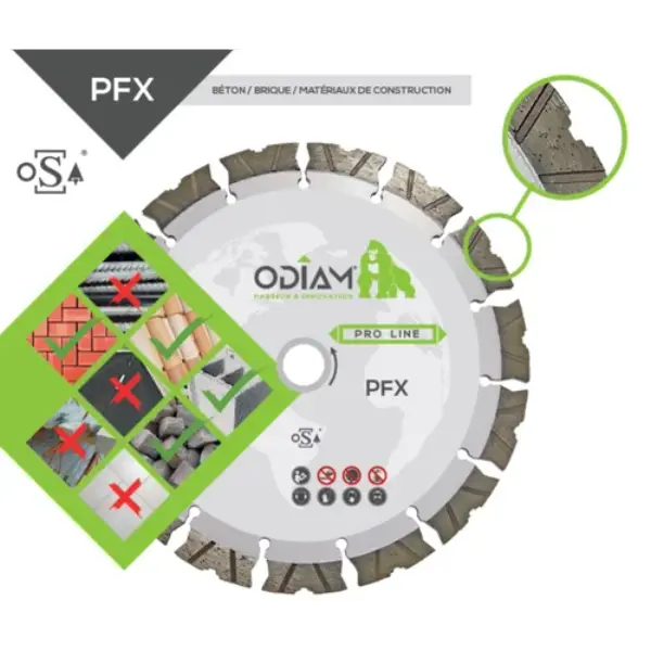 Disque diamant universel - PFX