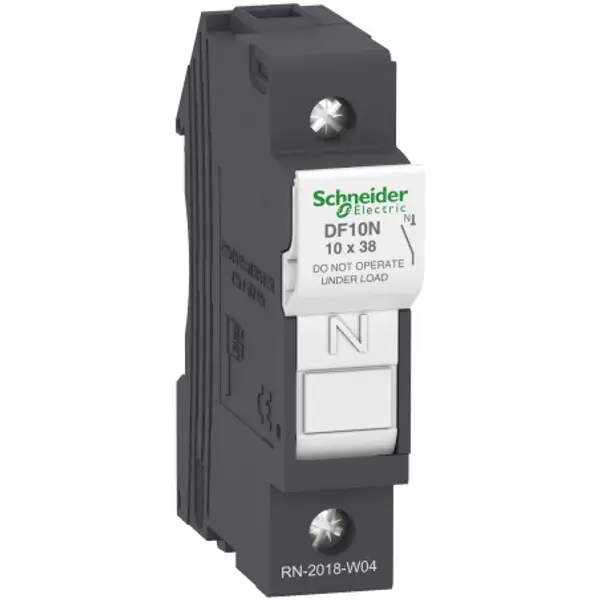 DF10N Porte fusible à tiroir 32A - 1N - pour fusibles 10x38mm - Schneider Electric TeSys DF