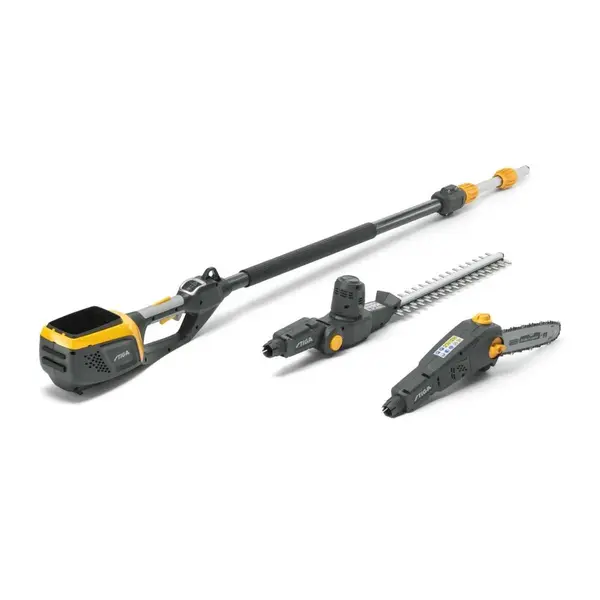 Outil multifonction à batterie - MT 500e - taille-haies lame 46 cm - élagueuse guide 25 cm - manche télescopique 75 cm - Stiga