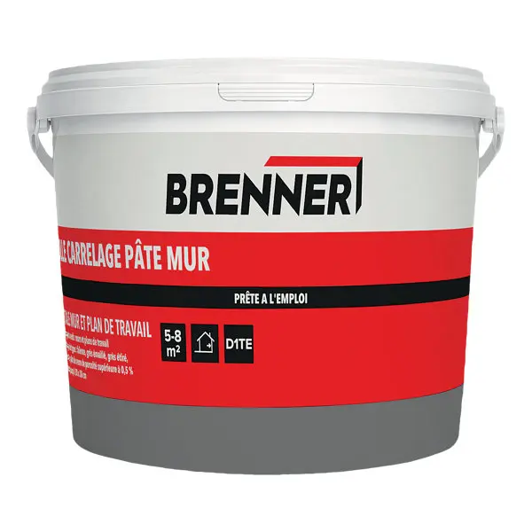 Colle pate mur adhésif carrelage intérieur blanc 25 kg
