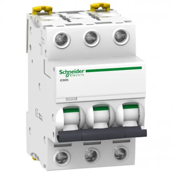 A9F74320 - Disjoncteur triphasé 3P 20A Courbe C - 3 modules - 10kA - Schneider Electric Acti9 iC60N