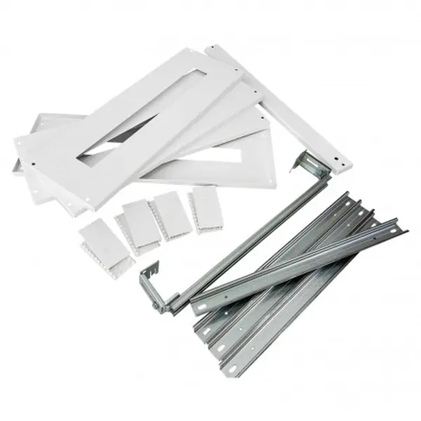 S96M200 IDE Kit plastron 4 rangées en métal pour coffret IDE Atlantic 65SUP96120 ou 40ENL96120 ou 40ENL96120