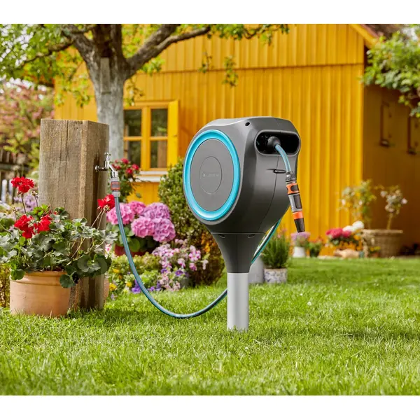 Dévidoir automatique sur pic RollUp M 20 m - GARDENA