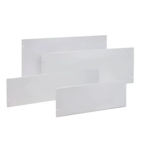 TCM50F IDE Plastron plein fixe métal 50mm - compatible coffret Atlantic IDE et Atlantic Plus