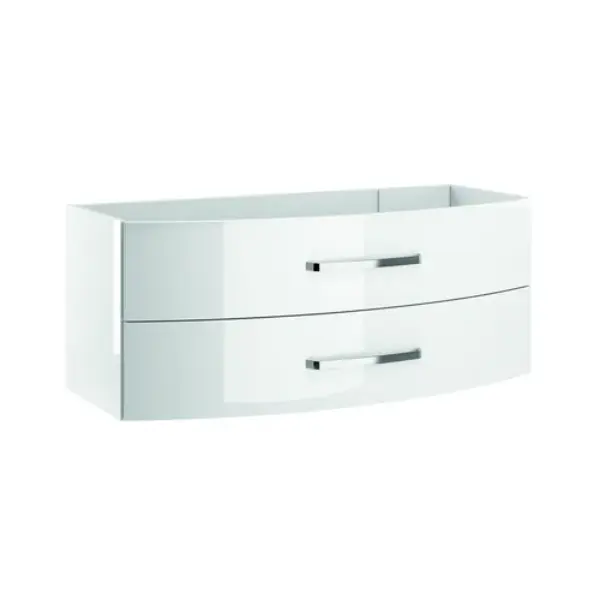 Caisson meuble suspendu Ancodesign avec Led - Blanc brillant