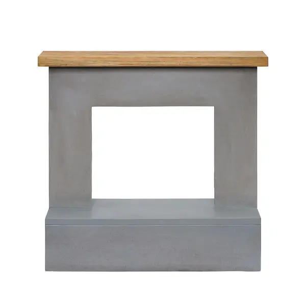 Habillage de cheminée - modèle ROLF - gris - compatible PowerFlame, PowerFlame 2, ZenFlame et FreeFlame - TAGU