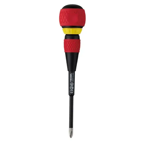 Tournevis A Cliquet Ball Grip + Lame Fente 6X150Mm Vessel