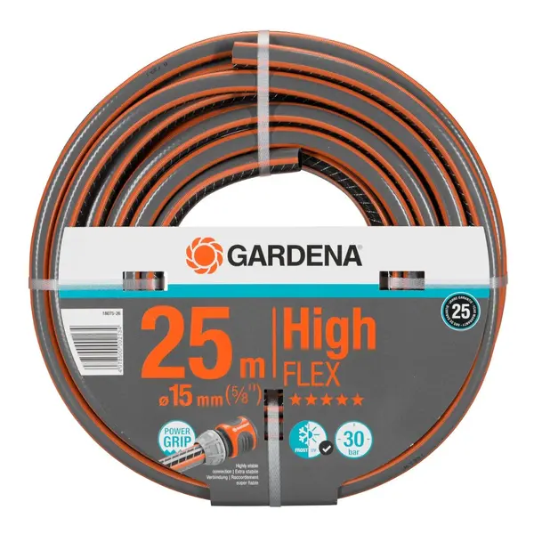Tuyau d'arrosage HighFlex Ø 15 mm - 25 m - GARDENA