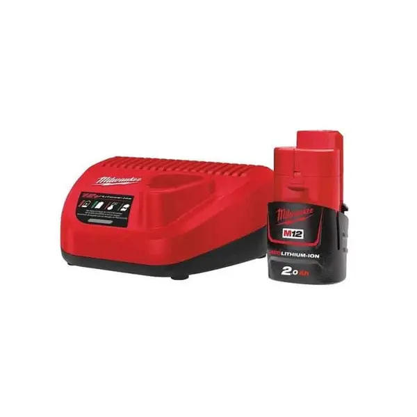 MILWAUKEE Pack NRG 12V batterie 1x2Ah + chargeur - 4933451900