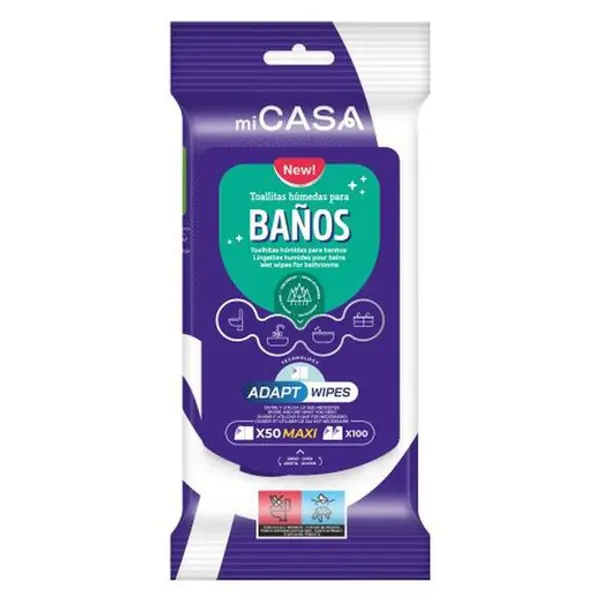 Micasa Toallitas Ba?Os (Maxi50/100)