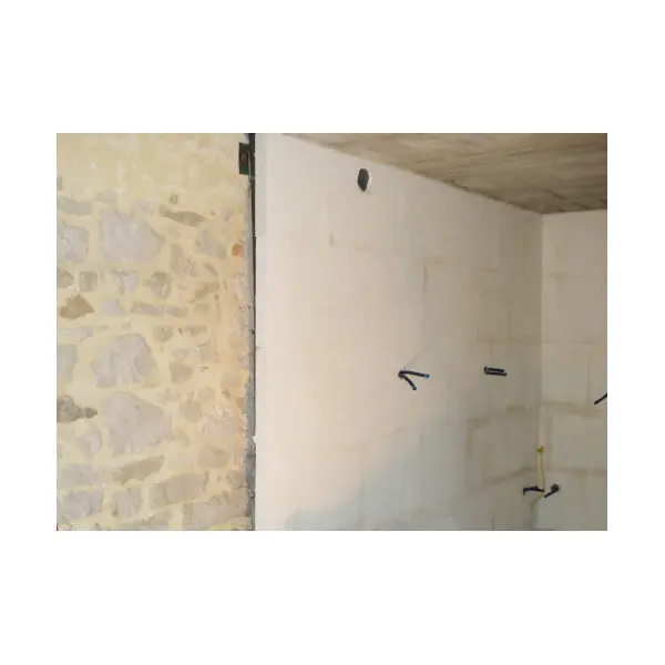 Béton cellulaire Siporex blanc 62,5x50x5 cm pour cloisons et habillage