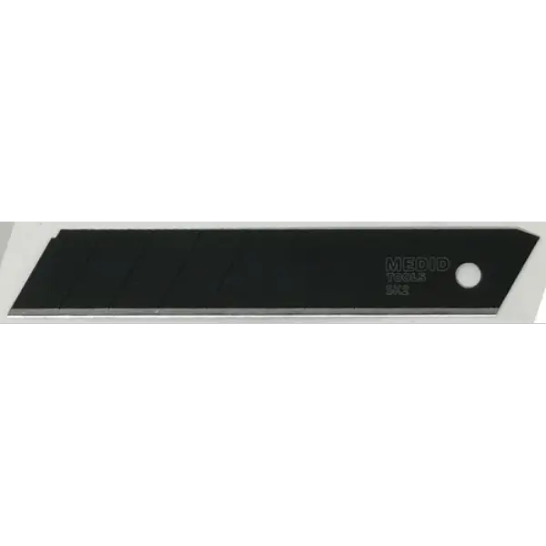 Lames de rechange 25mm traitement noir au carbone - Etui de 10