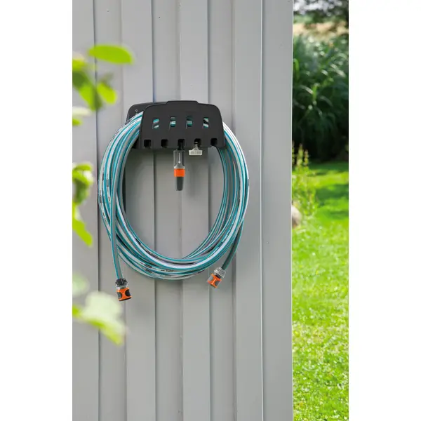 Porte-tuyau d'arrosage à fixation murale petit modèle - GARDENA