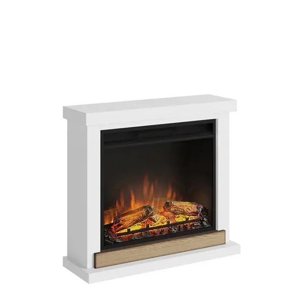 Cheminée électrique décorative "Hagen" Blanche - Powerflame - TAGU