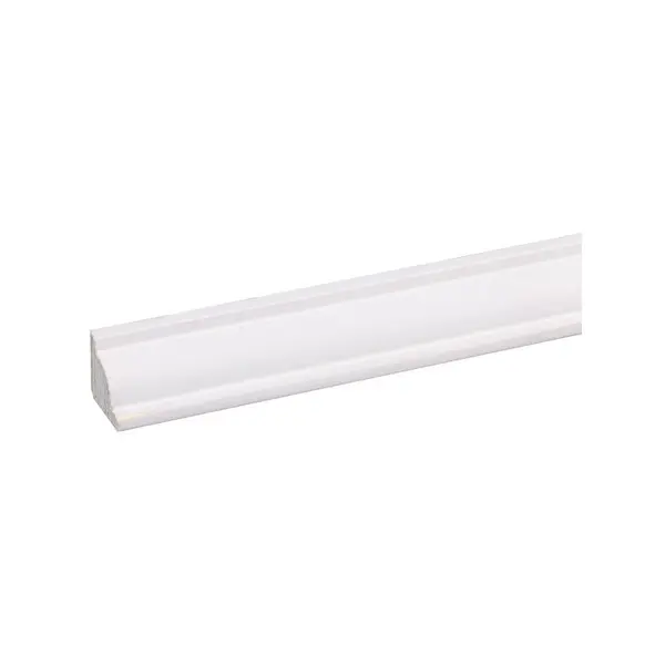 Moulure de plafond en pin blanche 270 x 1,6 x 1,6 cm