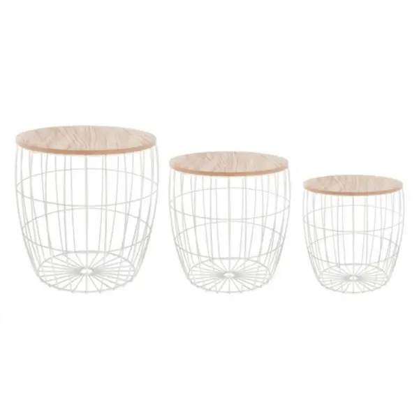 Tables gigognes métal & Bois Atmosphera
