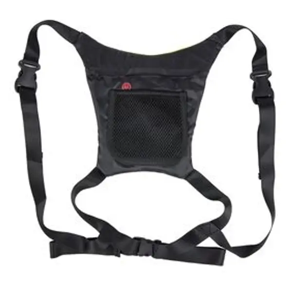 Gilet signalétique LED vert et noir