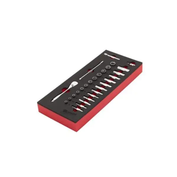 Jeu de clés à cliquet et de douilles 1/4" - MILWAUKEE 4932479824