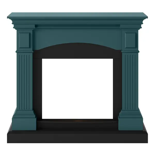 Habillage de cheminée pour Powerflame modèle Magna - Turquoise doux - TAGU