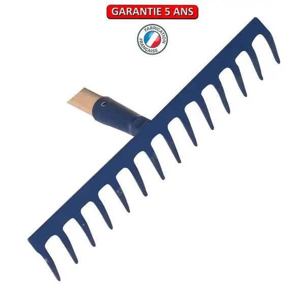 Râteau soudé 14 dents courbes sans manche - PERRIN