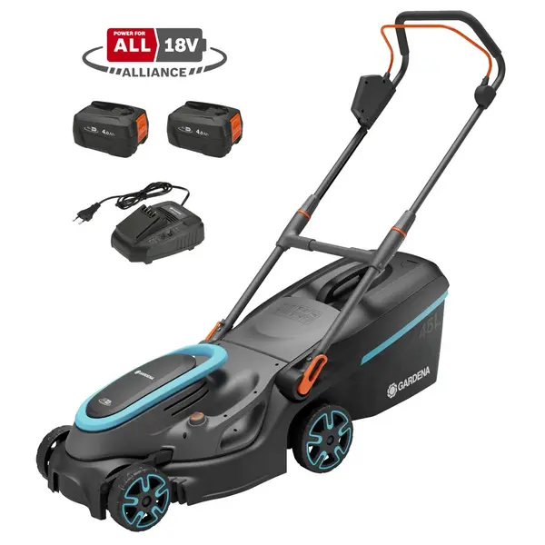 Tondeuse PowerMax 37/36V P4A sur batterie - Coupe Ø 37 cm - jusqu'à 350m² - GARDENA