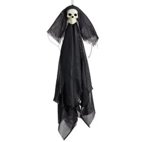 Squelette suspendu fluo Halloween H50cm (3 modèles)