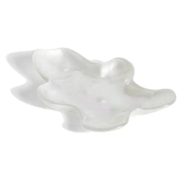 Coupelle verre bonhomme pain d'épice irisé