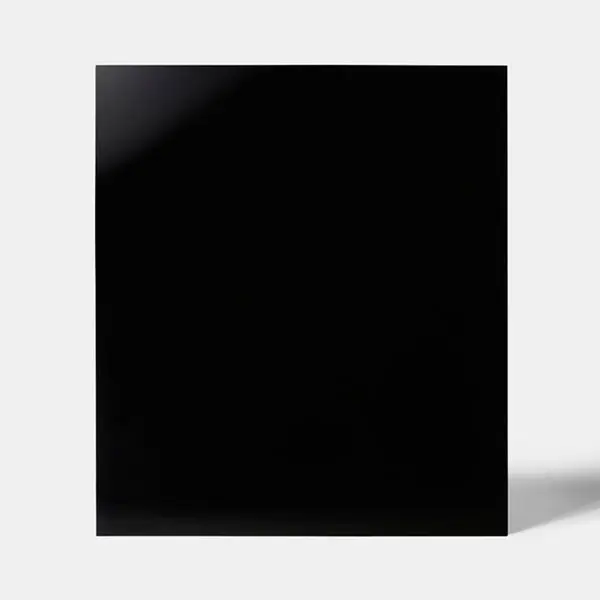 Fond de hotte en verre noir 60 x 70 cm