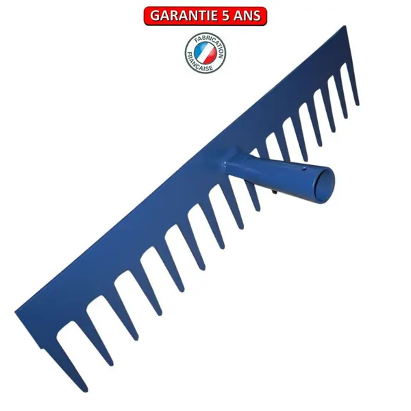 Râteau travaux publics à lame sans manche dents droites - PERRIN