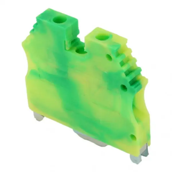 Borne de jonction Vert Jaune de mise à la terre ER2.5 ou ER4 0,5 à 6mm² - Connexion à vis