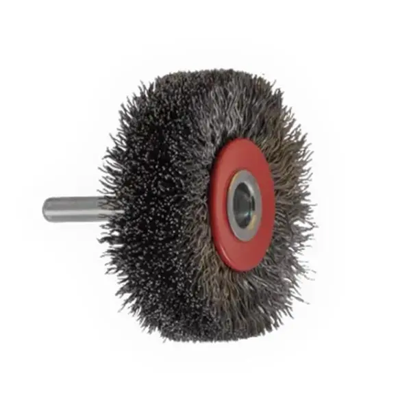 Brosse circ. sur tige de 6mm D70mm ep18mm acier Osborn