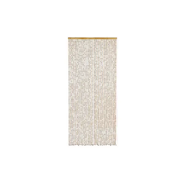 Rideau de porte - Sumatra - 90 x 200 cm - bambou et bois brun 40 bandes - Jardiline
