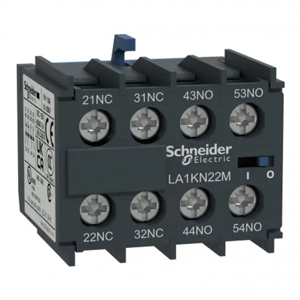 LA1KN22M Schneider - Bloc de contacts auxiliaires 2NO+2NF - Montage Frontal - à vis - TeSys CA
