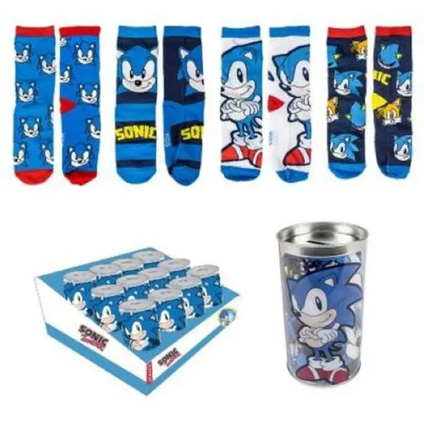 Sonic Hucha + 4par Calcetines 2312