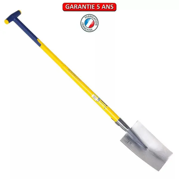 Louchet Senlis de 28 cm emmanché composite manche béquille - PERRIN