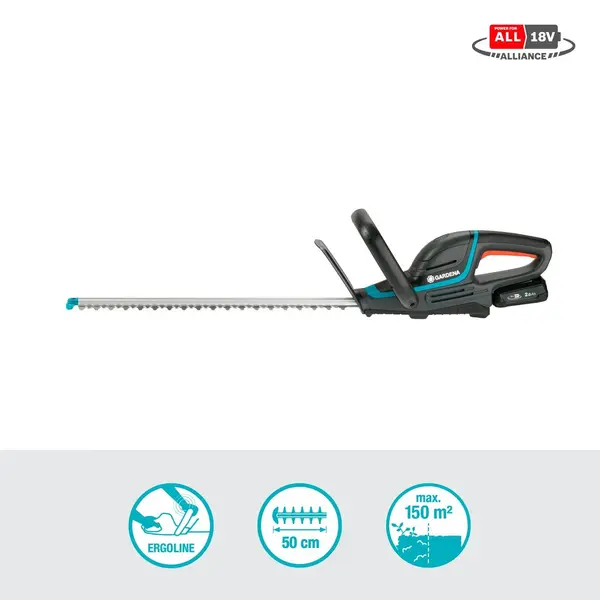 Taille-haies ComfortCut 50/18V P4A - GARDENA