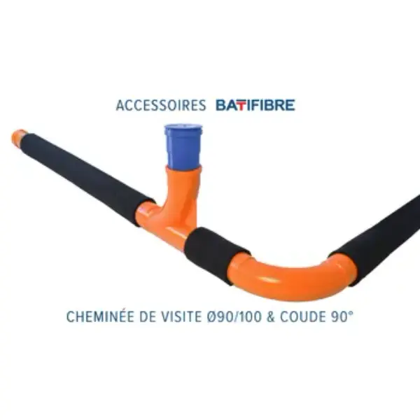 CHEMINEE VISITE Ø90/100 BATIFIBRE PP SN4