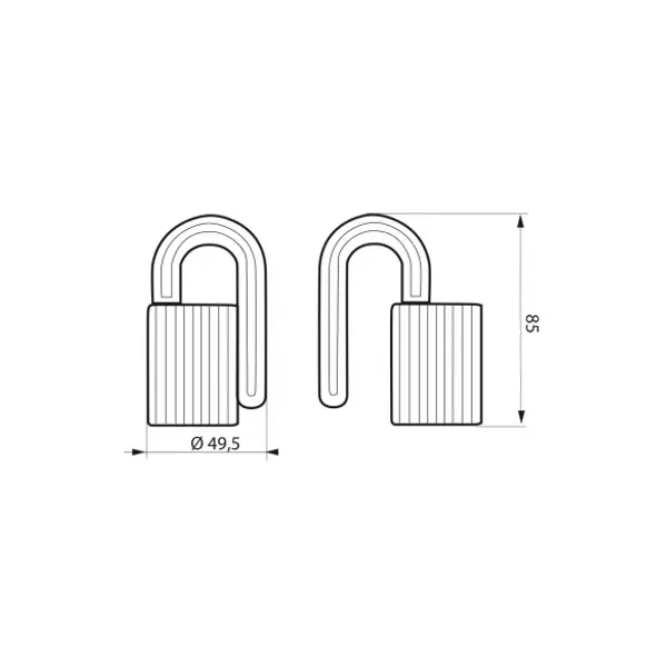 Lot de 2 entrebailleurs bloque-charnière, blanc - THIRARD